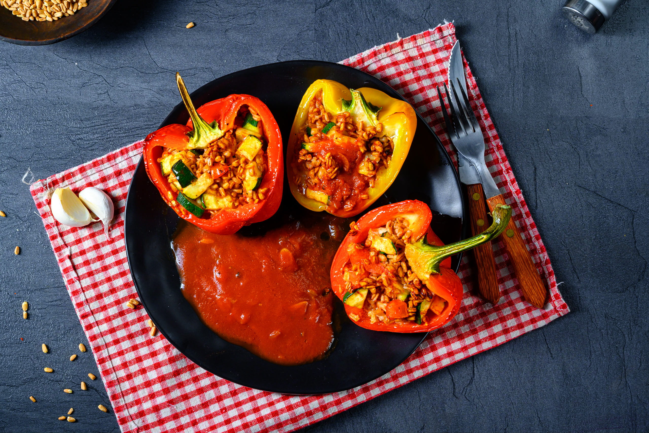 Stuffed bell peppers