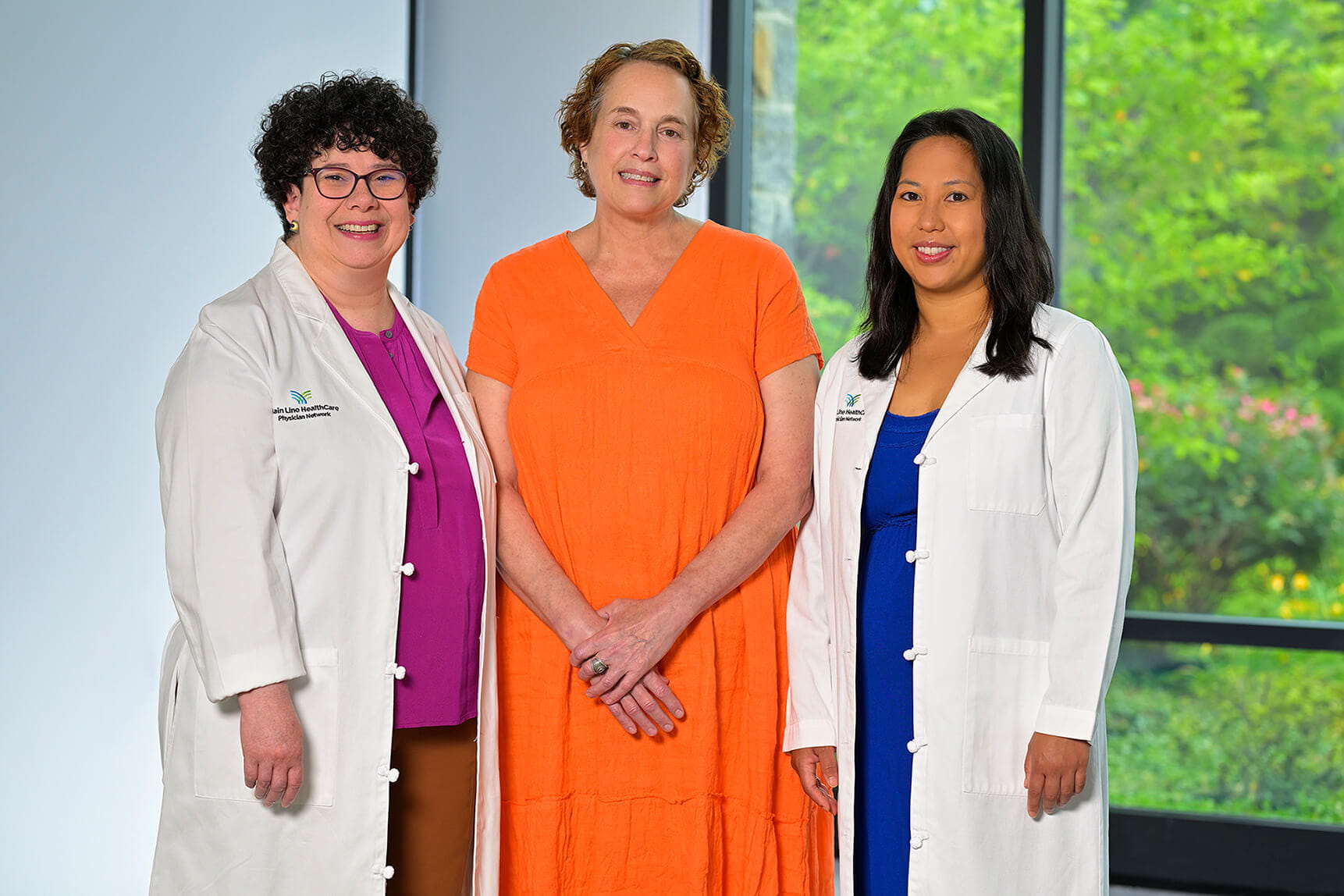 Left to right: Rebecca Stern, CRNP; Amy Nathans, CNM and Nicole Salva, MD