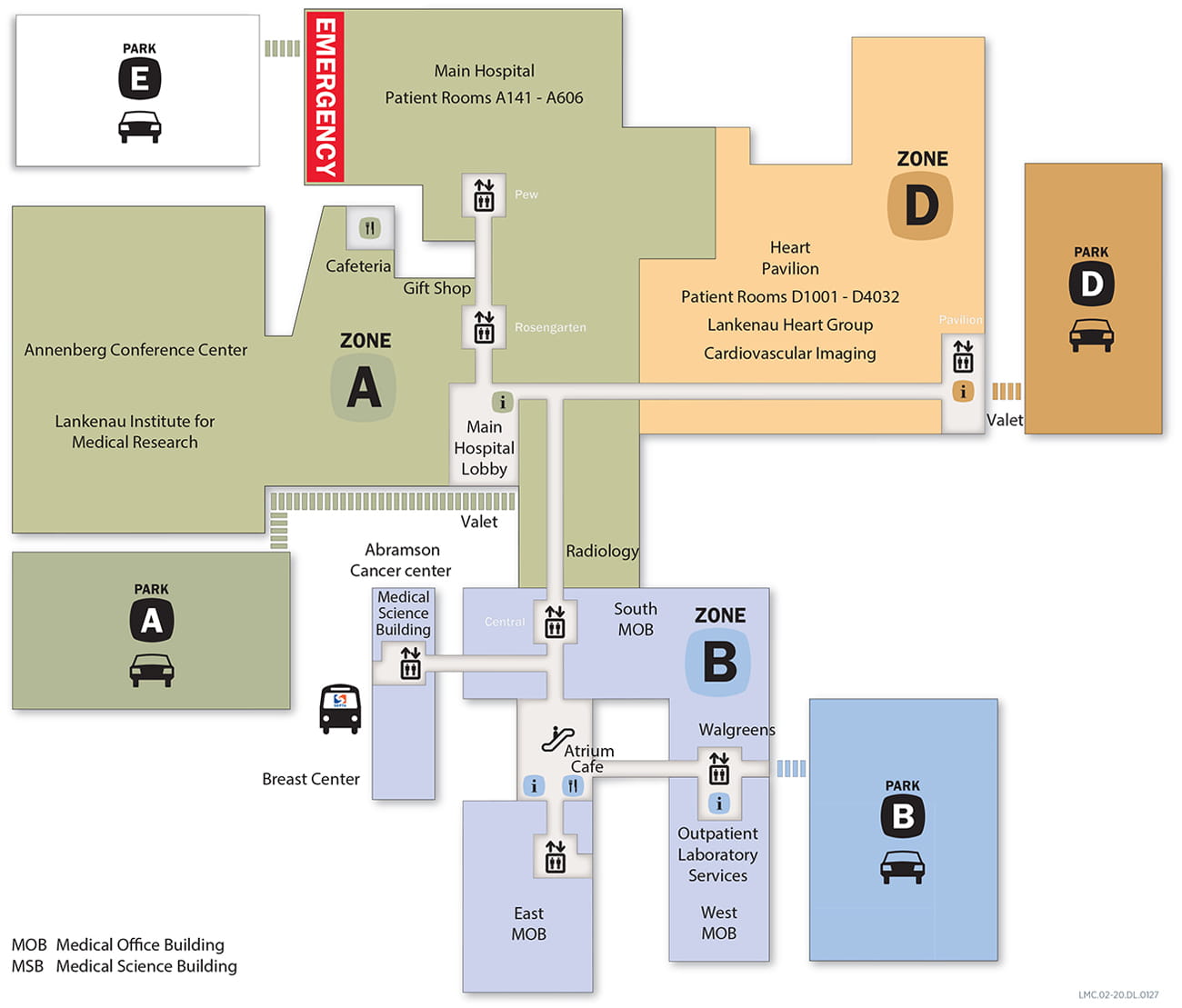 Campus Map | Lankenau Medical Center | Locations | Main Line Health ...
