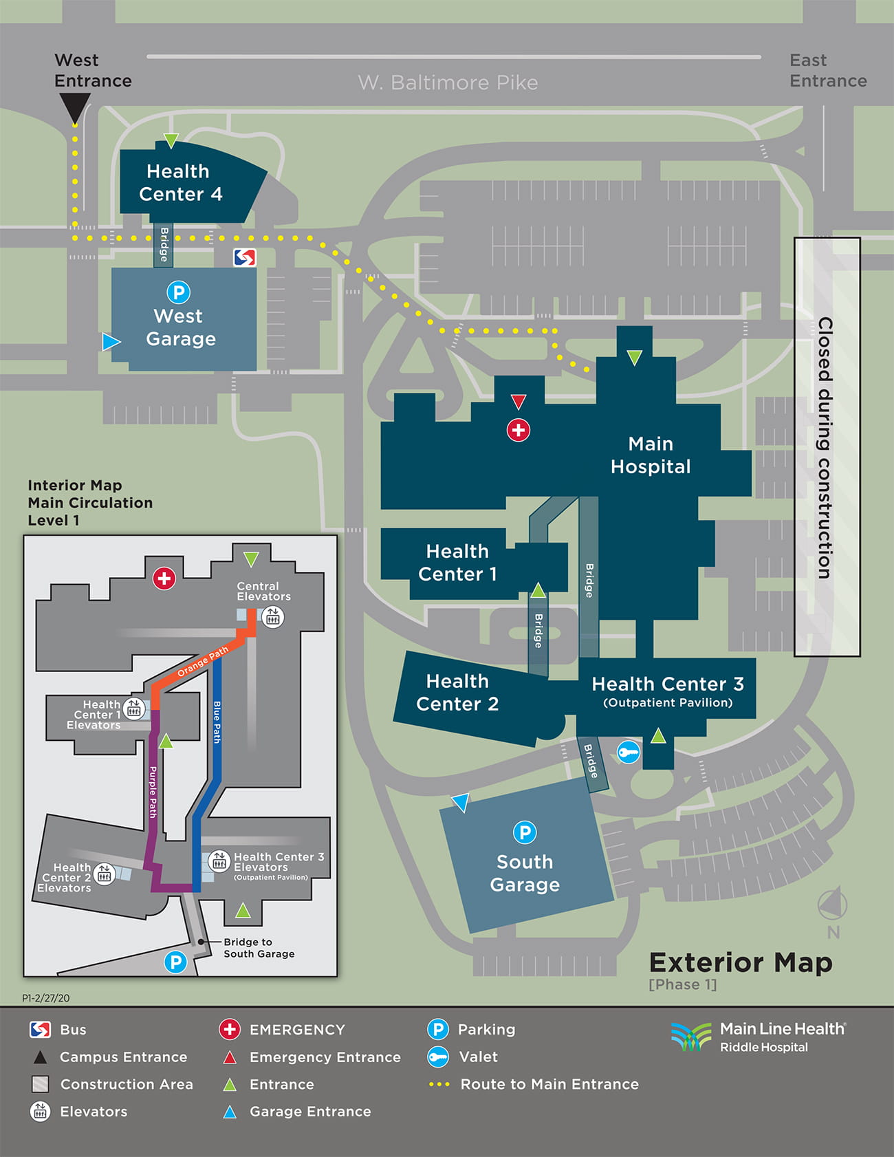 Lankenau Hospital Campus Map