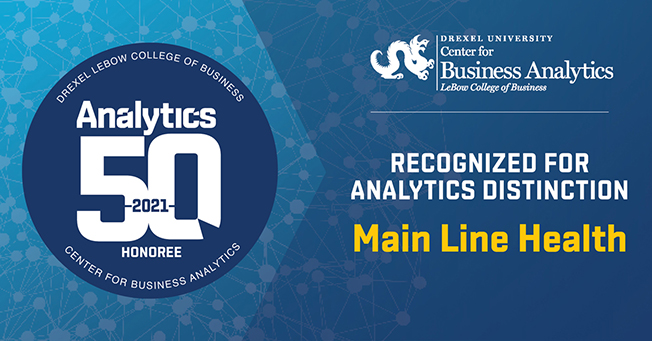 Drexel LeBow Analytics 50 Honor